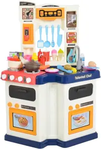 Set de joacă Yuan Toys - Bucătărie pentru copii cu accesorii și apă curentă