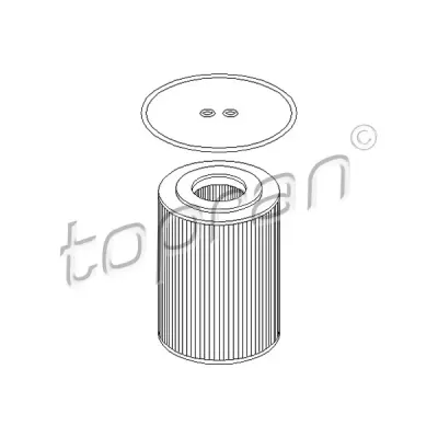 Filtru ulei TOPRAN 205 590