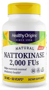 Nattokinază, 100 mg, 60 capsule, Healthy Origins