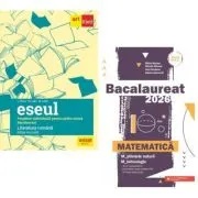 Pachet Bacalaureat 2026. Eseul. Literatura Romana. Pregatire individuala pentru proba scrisa si Matematica M-stiintele-naturii si M-tehnologic