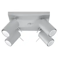 Corp de iluminat pentru tavan RING 4 gri