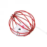 Jucarie pentru pisici Trixie Soricel in glob 6 cm