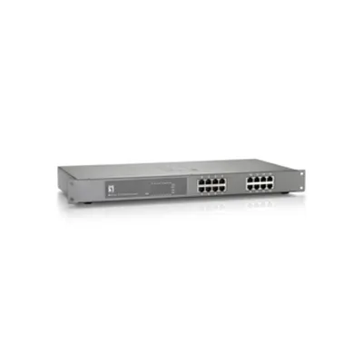 Switch 16xRJ45 10/100/1000 (PoE+), 19, 480W