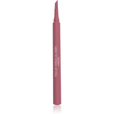 GOSH COPENHAGEN Here To Stain Lip Pen repara buzele pentru un efect de lunga durata culoare 010 Berry Stain 1 ml
