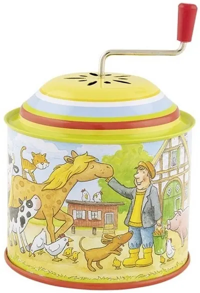Jucărie pentru copii Goki - Cutie muzicala, melodia Old McDonald had a farm