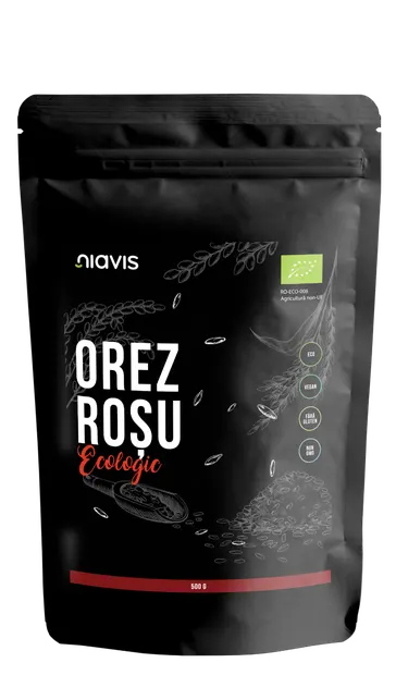 Orez rosu ecologic, 500g, Niavis