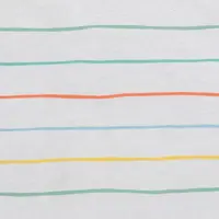 Sac de dormit cu picioruse si talpa antiderapanta Rainbow Stripes 110 cm + manseta 1.0 Tog