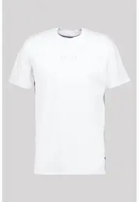 Tricou regular-fit din bumbac cu imprimeu monograma pe partea din spate - Alb optic