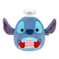 Jucarie de plus, Squishmallows, Disney Stitch bucatar cu tort, 17 cm