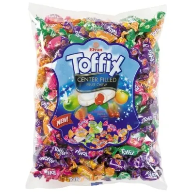 Bomboane gumate cu crema din mix de fructe Toffix, 1 Kg Engros