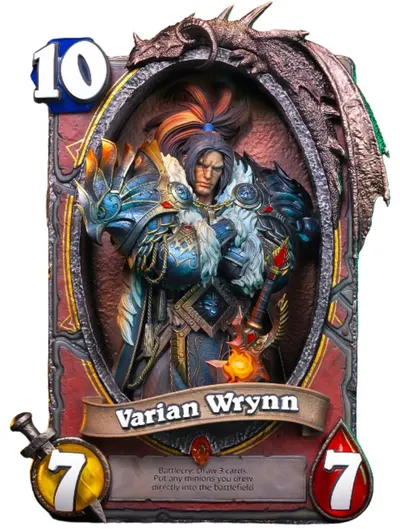 Statuetă HEX Games: Hearthstone - Varian Wrynn, 31 cm