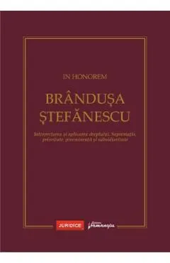 In Honorem Brandusa Stefanescu