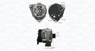 Alternator (12V, 95A) potrivit BMW 3 (E36), 5 (E34); OPEL OMEGA B 2.5D 09.91-07.03