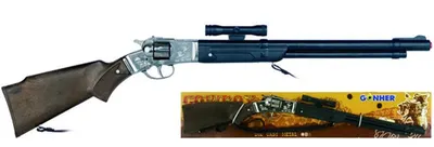 Jucarie pentru copii Gonher Cowboy - Pusca cu 2 tevi