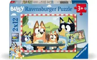 Puzzle Ravensburger din 2 x 12 piese - Bluey
