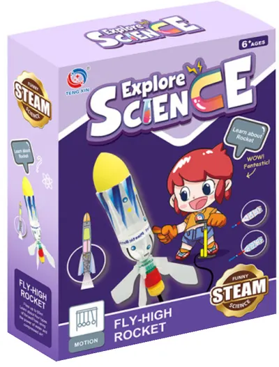 Kit educațional Teng Xin - Experiment cu rachete zburătoare