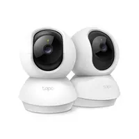 Pan/Tilt Home Security Wi-Fi Camera, 2-Pack SPEC: 2K (2304x1296), 2.4 GHz, Horizontal 360º FEATURE: Pan/Tilt, Smart AI Detection