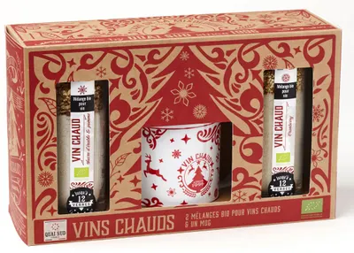Set 2 amestecuri BIO pentru vin fiert + o cana