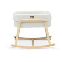 Pătuț leagăn alb/natural Hier – Kalune Design