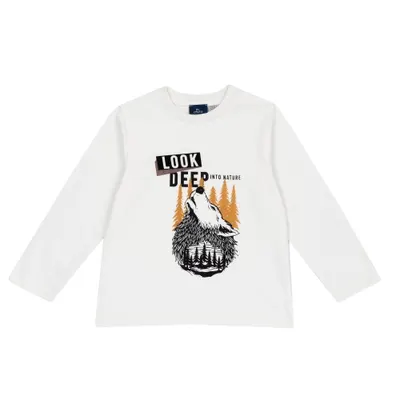 Bluza copii Chicco, alb, 00961-69MC