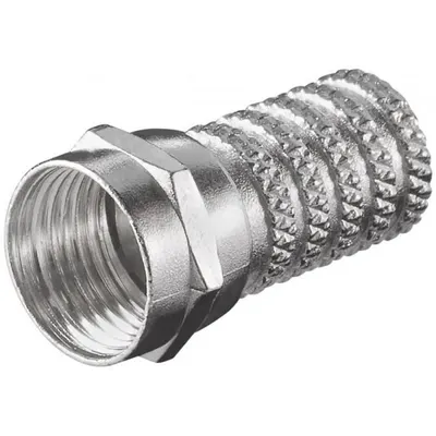 Set 8 x Mufa F, Lungime 20 mm pentru Cabluri cu Diametru de 6.0 mm