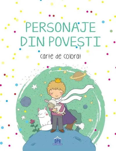 Personaje din povești. Carte de colorat - Paperback - ***