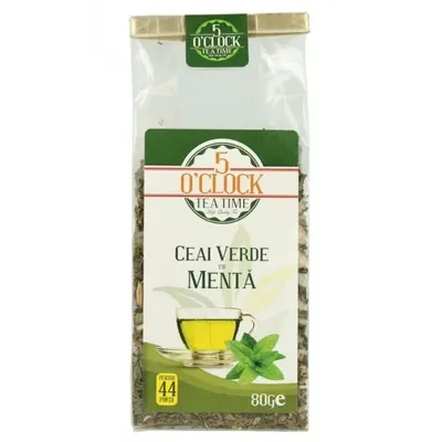 5 O'Clock Tea Ceai verde cu menta 80g