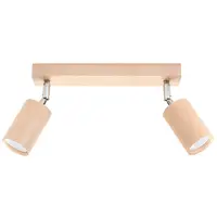 Corp de iluminat pentru tavan BERG 2 lemn natural