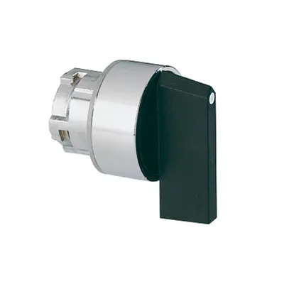 Selector Switch Actuator Lever, Ø22mm 8lm Metal Series, 2 Pozitii, 0 - 1