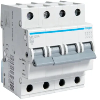 Disjunctor 4P, 25A, 6kA, B, 4M