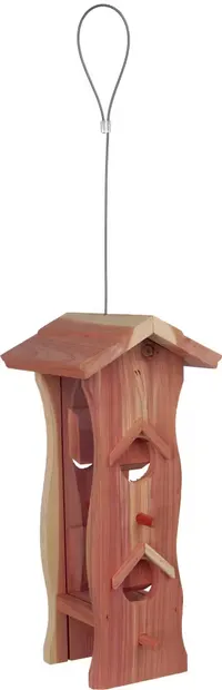 Hranitor Exterior Lemn 600 ml/12x29x14 cm Natural 55841