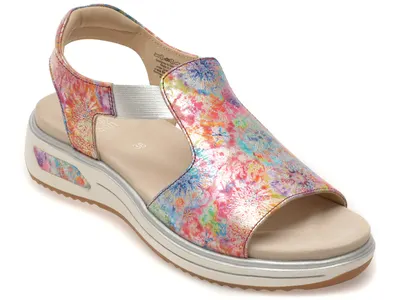 Sandale ARA multicolor, 26704, din piele intoarsa