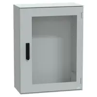 Carcasa montare perete poliester monobloc IP66 847x636x300mm usa cu geam bloc. 3 p.