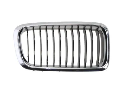 Grila radiator Dreapta potrivit BMW 7 (E38) 2.5D-5.4 1994-2001 pana in 2001 - (crom/negru)