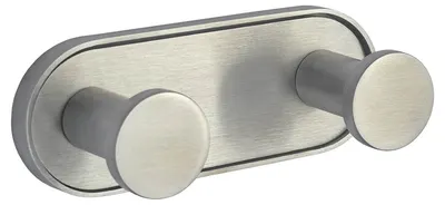Agățătoare de perete dublă Inter Ceramic - Lusso, 4.15 х 4 х 10.4 cm, lustruit mat