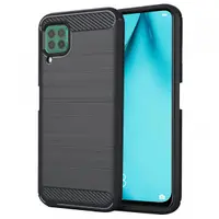 Husa pentru Huawei P40 lite 4G, Techsuit, Carbon, Neagra