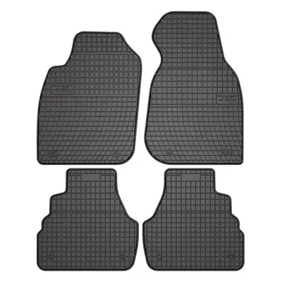 Covor podea FROGUM cauciuc, 4 buc. BASIC, fata spate, set, culoare neagra, potrivit AUDI A6 C5, ALLROAD C5 01.97-08.05, Saloon
