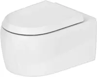 Vas WC Duravit Qatego 2556090000, suspendat, Rimless, fara capac, Alb