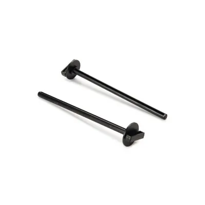 Bete pentru Colivie din Plastic Negru 22x12 cm