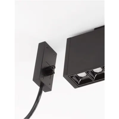 LINEAR Nisipiu Negru Aluminiu Used for suspend rod to start plug & power input IP20