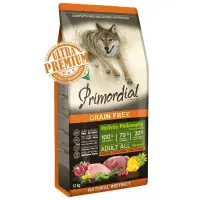 Hrana uscata pentru caini Primordial Grain-Free cu caprioara curcan 12 kg
