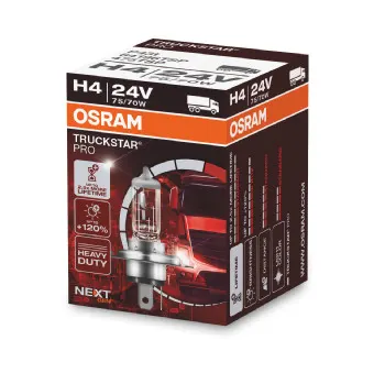 Bec Camion 24V H4 70 75 W Truckstar Pro +120% Nextgen Osram