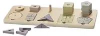 Joc educativ - Forme geometrice si fractii