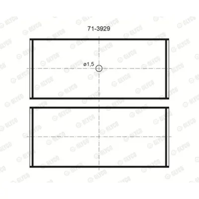 Cuzineti biela GLYCO 71-3929/4 STD