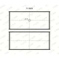 Cuzineti biela GLYCO 71-3929/4 STD