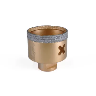 Carota Montolit FS-TI60 T-GOLD diamantata pentru perforare uscata Ø 60 mm