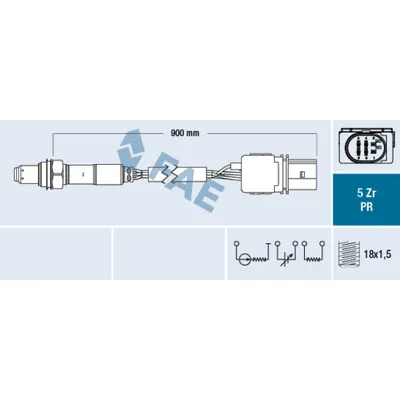 Sonda lambda FAE 75092