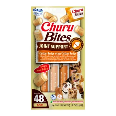 Churu Bites Joint Support Recompense cu Pui si Somon pentru Caini