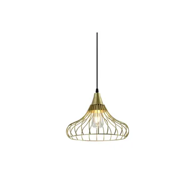 Lampa tavan - Ceiling fixture LOTTE,2646,AC220-240V,50/60Hz,1*E27, IP20, Diameter 33 CM,single, gold