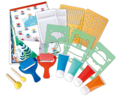 Set creativ Hape - Pictura cu burete